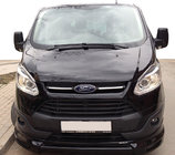 Ford Custom 2013-2022 гг. Накладка на передний бампер (2013-2017, грунтованная под покраску) фото 5
