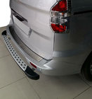 Ford Courier 2014-2023 гг. Накладка на задний бампер OmsaLine (матовая, нержавейка) фото 1