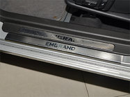 Geely Emgrand X7 2011- гг. Накладки на пороги Natanika Premium нержавеющая сталь (4 шт) фото 1