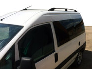 Citroen Jumpy 1996-2007 гг. Рейлинги Серый Матовый (Пластиковые Ножки) фото 1