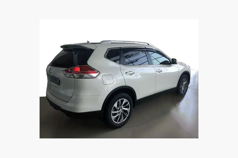 Nissan X-trail T32/Rogue 2014-2021 гг. Ветровики с хромированным молдингом (4 шт, AVTM) Image