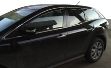 Mazda CX-7 2006-2012 гг. Ветровики на окна (4 шт, Cobra) фото 1