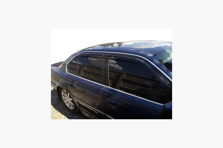 BMW 7 серия E65/66 2001-2008 гг. Ветровики Long (4 шт, Cobra) Image