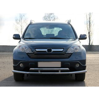 Передняя защита ST018 (нержавейка) Honda CRV 2007-2011 гг. фото 1