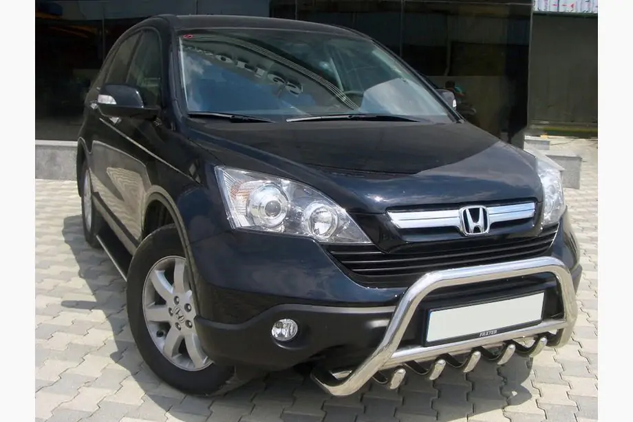 Honda CRV 2007-2011 гг. Кенгурятник WT003 (нержавейка) Image