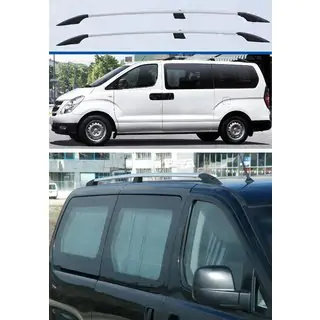 Хромированные рейлинги Hyundai H300, H1, Starex 2008-2020 гг. фото 1