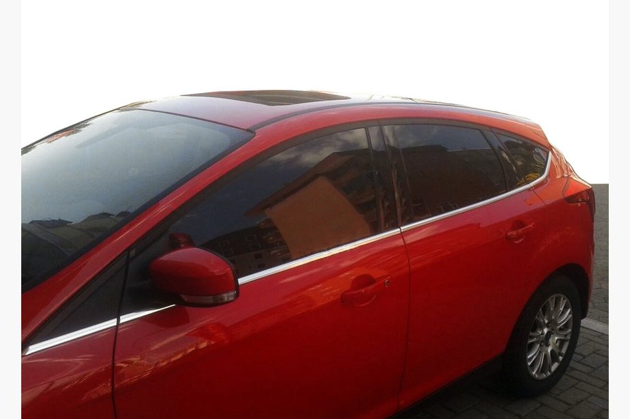 Ford Focus III 2011-2017 гг. Нижние молдинги окон нержавейка (8 шт) SW, OmsaLine - Итальянская Нержавейка Фото 6