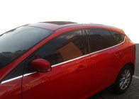 Ford Focus III 2011-2017 гг. Нижние молдинги окон нержавейка (8 шт) SW, Carmos - Турецкая Нержавеющая Сталь фото 6