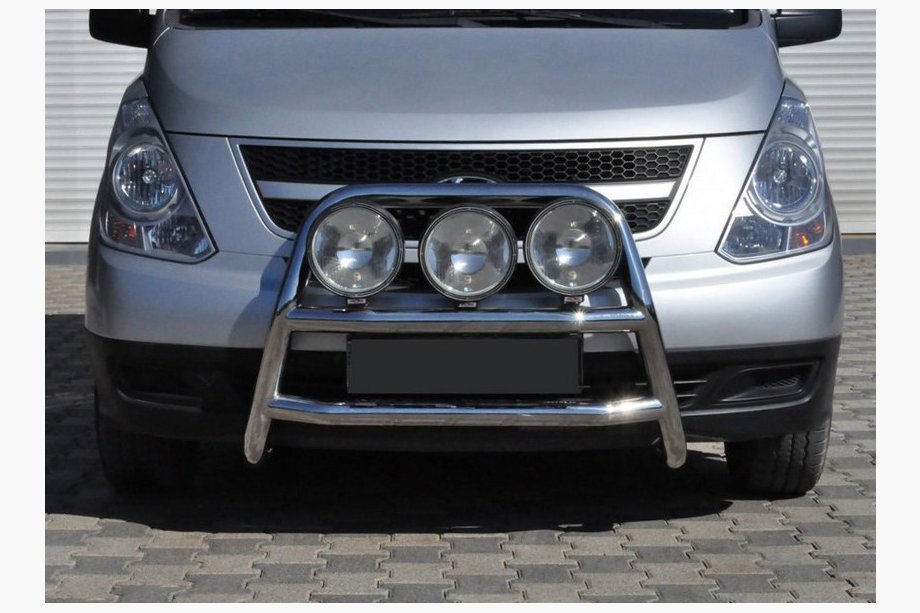 Hyundai H300, H1, Starex 2008-2020 гг. Кенгурятник WT018 (нержавейка) Image