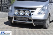 Hyundai H300, H1, Starex 2008-2020 гг. Кенгурятник WT018 (нержавейка) фото 3