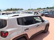 Jeep Renegade 2014- гг. Рейлинги Skyport (серый матовый) фото 2
