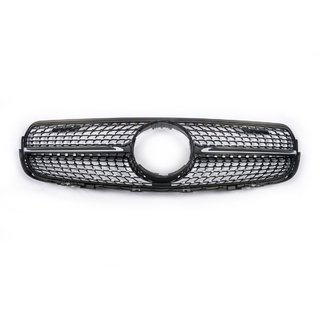 Передняя решетка Diamond Black (2015-2019) Mercedes GLC coupe C253 2016-2023 гг. фото 2