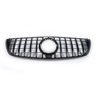 Передняя решетка GT Panamericana Черная (2014-2019 для V-class) Mercedes Vito/V-class W447 2014- гг. фото 2