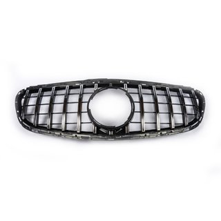 Передняя решетка GT Panamericana (для Avantgarde и AMG-Line, 2013-2016) Mercedes E-сlass W212 2009-2016 гг. фото 2
