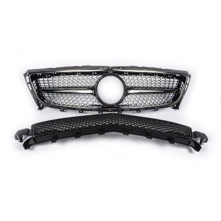 Передняя решетка радиатора 2011-2014 (Diamond Silver) Mercedes CLS C218 2011-2018 гг. фото 2
