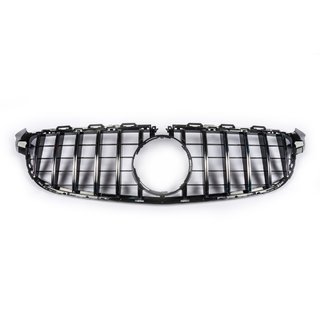 Передняя решетка Panamericana GT (для оригинального C63 AMG) Mercedes C-сlass W205 2014-2021 гг. фото 2