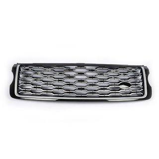 Передняя решетка радиатора 2013-2018 (дизайн SVO Silver 2019 года) Range Rover IV L405 2013-2021 гг. фото 3