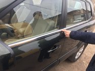 Hyundai Tucson JM 2004- гг. Окантовка стекол Нержавеющая сталь (4 шт) фото 7