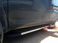 Toyota Rav 4 2006-2013 гг. Боковые пороги Maydos V1 old (2 шт., Алюминий ↗ Нержавейка) фото 1