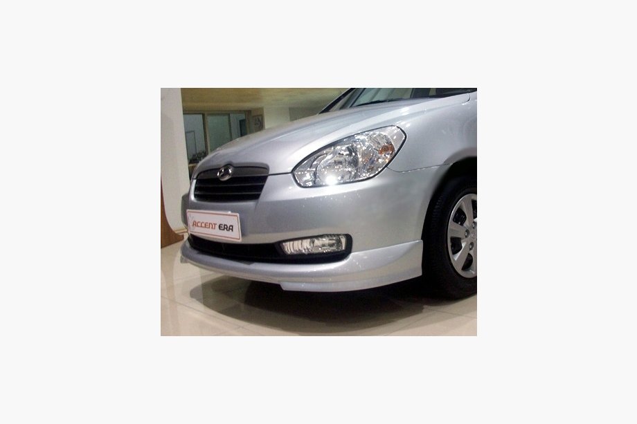 Hyundai Accent 2006-2010 гг. Передняя нижняя накладка (под покраску) Image