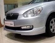 Hyundai Accent 2006-2010 гг. Передняя нижняя накладка (под покраску) фото 1
