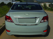 Hyundai Accent 2011-2017 гг. Накладка на багажник нержавейка фото 1
