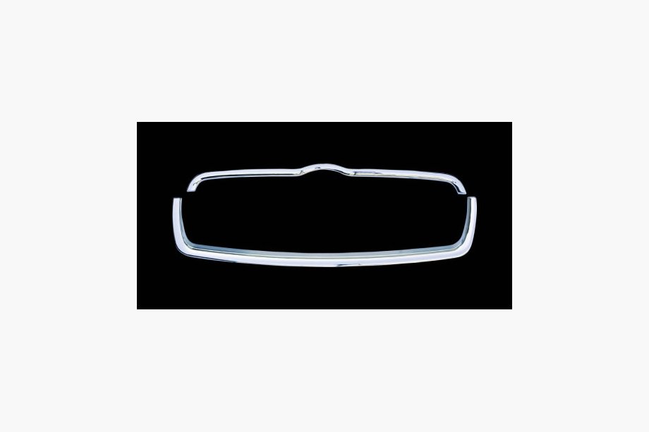 Hyundai Accent 2006-2010 гг. Накладки вокруг решетки радиатора (ABS, хром) Image
