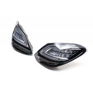Задние Фонари BlackEdition V1 (2 шт) Mercedes C-сlass W205 2014-2021 гг. фото 4