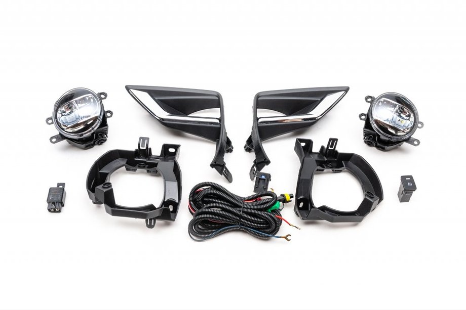 Toyota Land Cruiser Prado 150 2009-2023 гг. Светодиодные Противотуманные Фары с Кронштейнами (2 шт., 2017+) Image