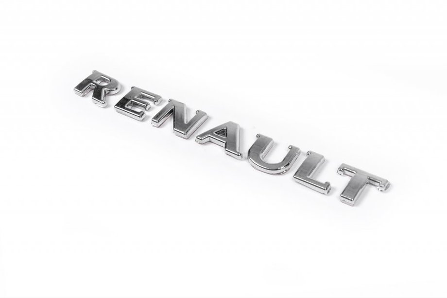 Renault Megane II 2004-2009 гг. Надпись Renault 133мм x 18мм Image