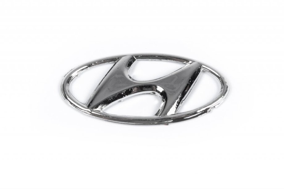 Hyundai Elantra (HD) 2006-2011 гг. Эмблема 86341 22300 (самоклеящаяся, 80 мм x 40 мм) Image