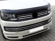 Volkswagen T6 2015-2024 гг. Накладки на решетку бампера 2015-2019 (6 шт, нержавейка) фото 4