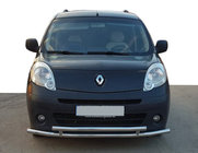 Mercedes Citan 2013-2021 гг. Передняя защита ST014 (нержавейка) фото 1