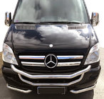 Mercedes Sprinter W906 2006–2018 гг. Защита переднего бампера OM3-2 (2013+, Нержавейка) фото 1