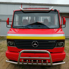 Mercedes T2 (507-814) 1967-1996 гг. Передняя защита с усами (нержавейка) фото 1