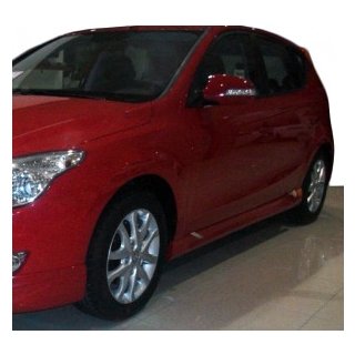 Боковые пороги (грунтованные под покраску) Hyundai I-30 2007-2011 гг.