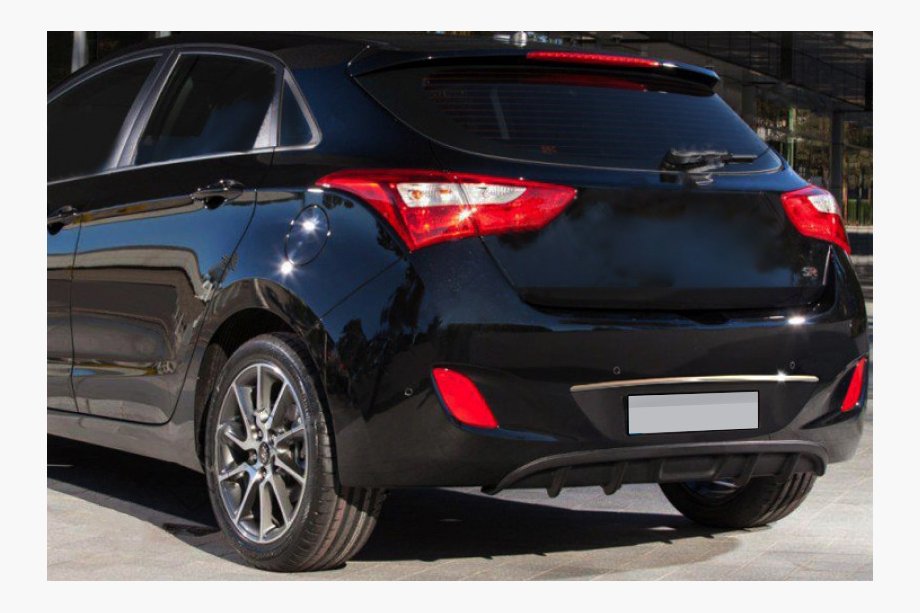 Hyundai I-30 2012-2017 гг. Хромированная накладка над номером (HB, нержавейка) Image