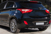 Hyundai I-30 2012-2017 гг. Хромированная накладка над номером (HB, нержавейка) фото 1