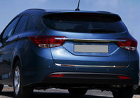 Hyundai I-40 2011-2019 гг. Накладка на багажник (SW, нержавейка) фото 1