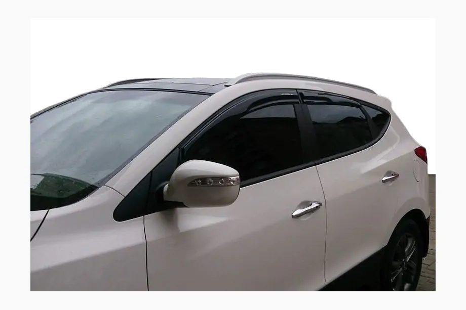 Hyundai IX-35 2010-2015 гг. Хромированные Накладки на Ручки Дверей (4 шт, Нержавейка) Image