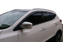 Hyundai IX-35 2010-2015 гг. Хромированные Накладки на Ручки Дверей (4 шт, Нержавейка) Без чипа, Carmos - Турецкая сталь фото 1