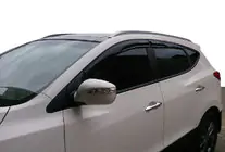 Hyundai IX-35 2010-2015 гг. Хромированные Накладки на Ручки Дверей (4 шт, Нержавейка) фото 1