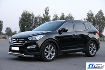 Hyundai Santa Fe 3 2012-2018 гг. Передняя Дуга ST014 (Нержавейка) фото 3