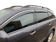 Chevrolet Captiva 2006-2019 гг. Ветровики с хромом (4 шт, CSV029-AC) фото 1