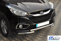 Hyundai IX-35 2010-2015 гг. Передняя Дуга ST014-1 (Нержавейка) фото 4