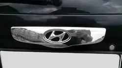 Hyundai Getz 2002- гг. Хромированная накладка над номером (2002-2006, нержавейка) фото 5
