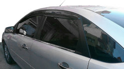 Ford Focus II 2008-2011 гг. Ветровики окон SD/HB (4 шт, Perflex Sport) фото 1