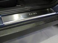 Hyundai IX-20 2010-2019 гг. Накладки на пороги Natanika Premium (4 шт, нержавейка) фото 1