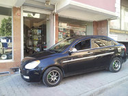Hyundai Accent 2006-2010 гг. Дверные молдинги нержавейка (4 шт) фото 3