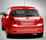 Kia Ceed 2007-2012 гг. Накладка над номером (HB, нержавейка) фото 1